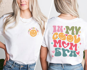 In My Cool Mom Era Sweatshirt, Cool Moms Club T Shirt, Mama Era Shirt, Mom Shirt Gift, New Mom Shirt, Pregnancy Announcement