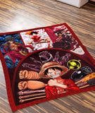 Personalized One Piece D. Luffy Monkey Blanket, Anime Fan