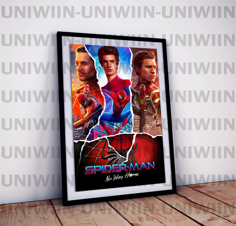 Personalized No Way Home Spider-Man Poster/Canvas