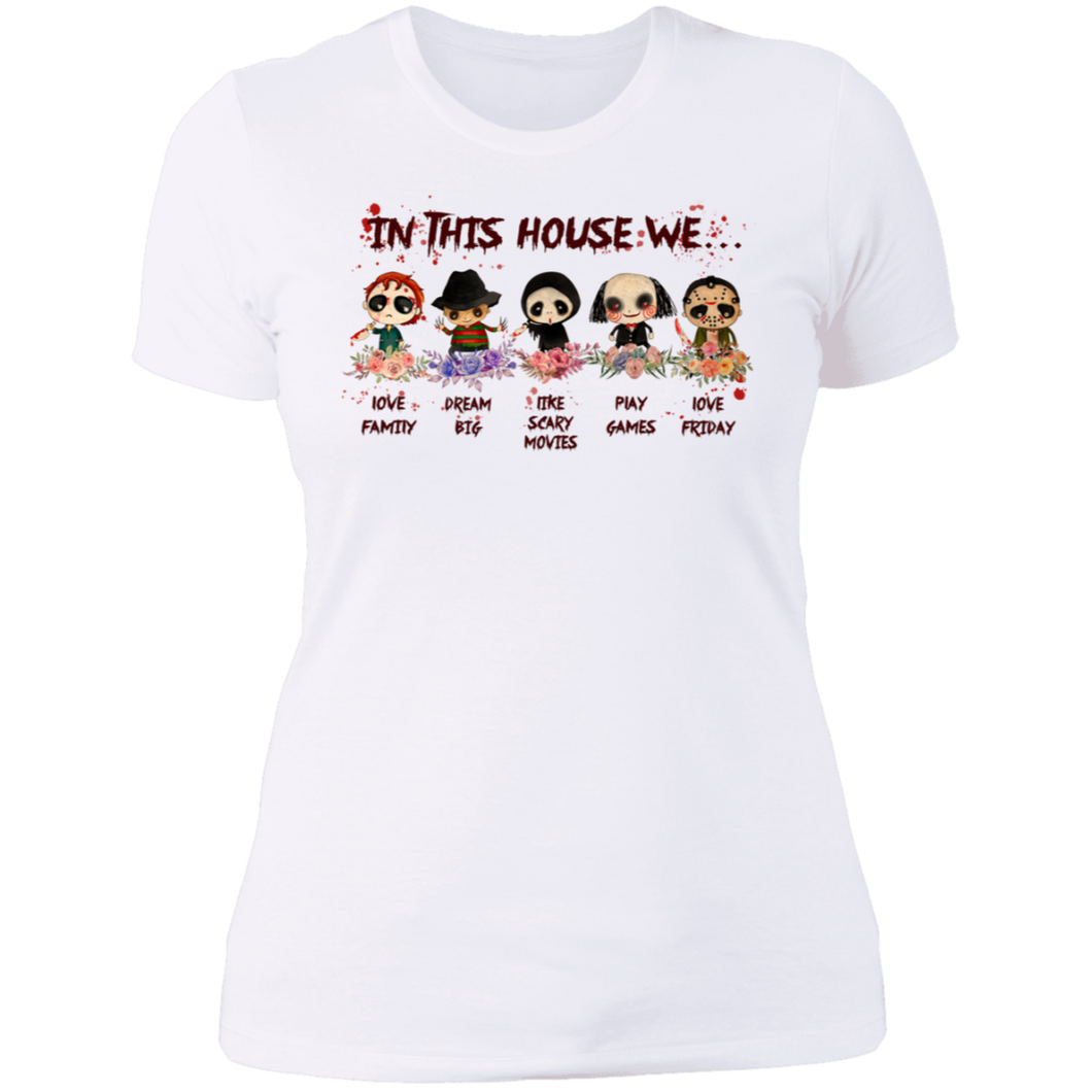 In This House Horror Movie Vintage Woman T-Shirt