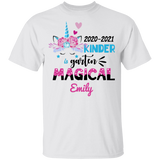 Custom Name 2020-2021 Kindergarten Magical T-Shirt