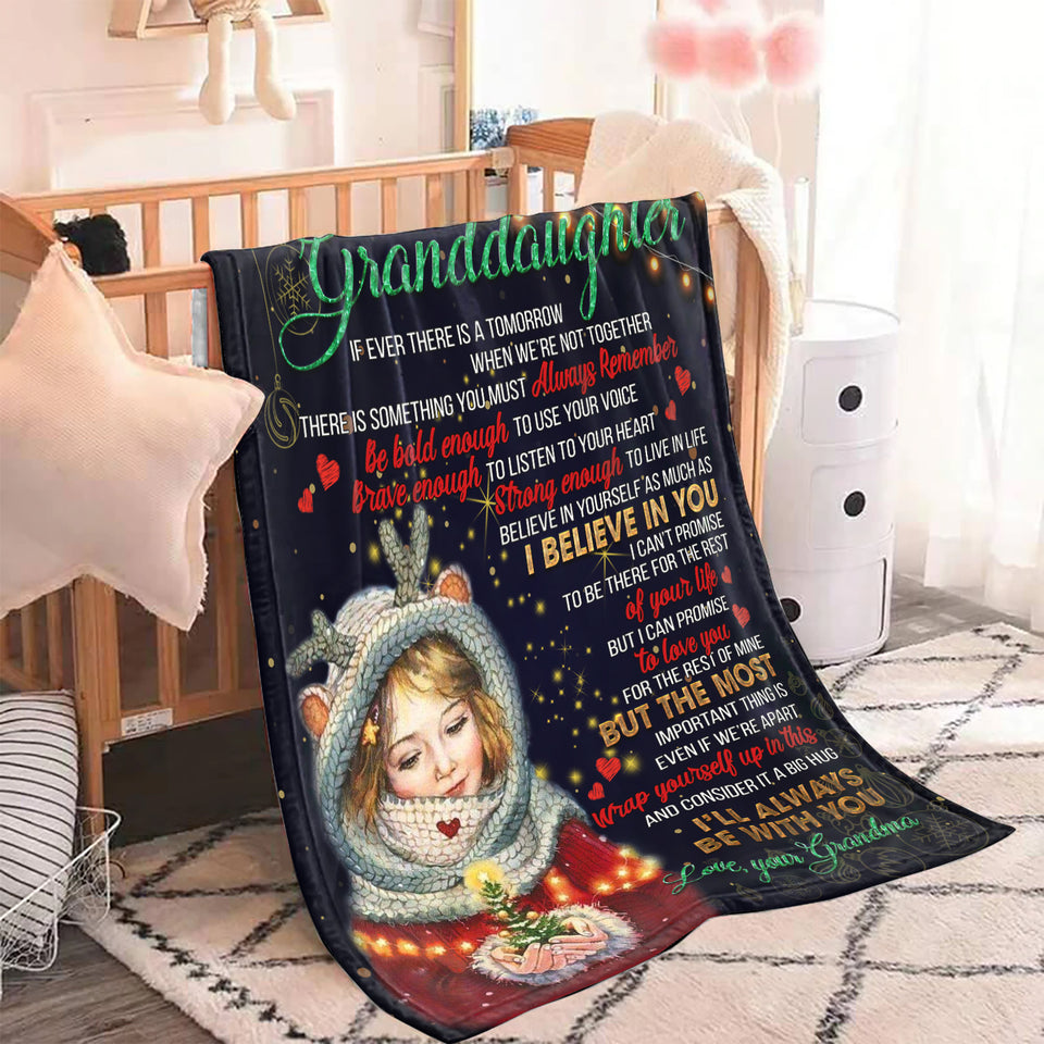 Personalized Grandma - Gift For Your Beloved Granddaugher Blanket