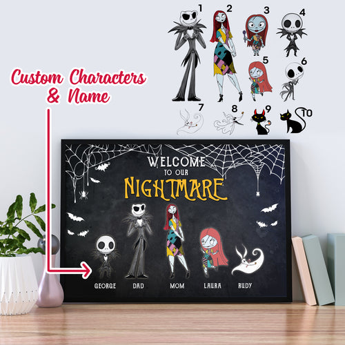 Personalized Welcome To Our Nightmare Poster