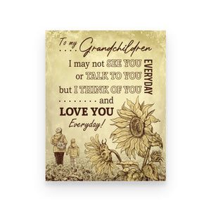 Personalized Grandma Poster Gift For Grandchildren-Love You EveryDay