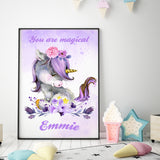 Personalized Name You Are Magical Poster