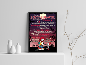 Personalized Mother The Nightmare Before Christmas Poster Gift For Daughter