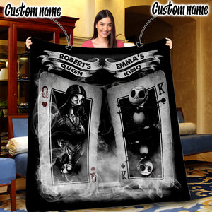 Personalized King And Queen Blanket